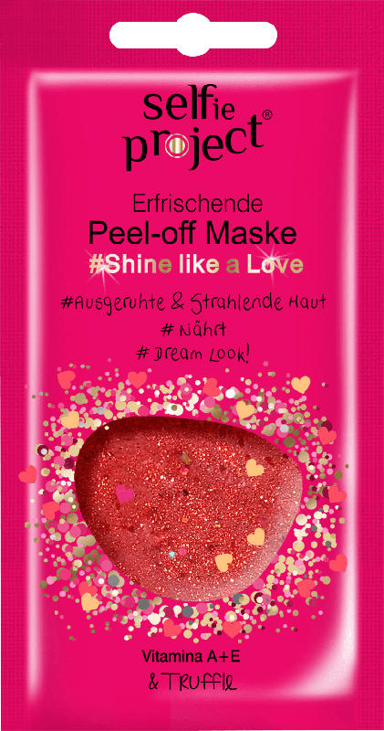 Selfie Project Maske Peel-Off Shine like a Love