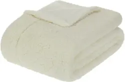 Kuscheldecke Sherpa in Weiß ca. 130x170cm