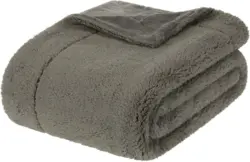 Kuscheldecke Sherpa in Dunkelgrau ca. 130x170cm