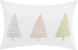 Zierkissen Bäume in Weiß ca. 40x60cm