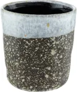 mömax Übertopf Stoneware Stoneware in Grau Ø ca. 12cm