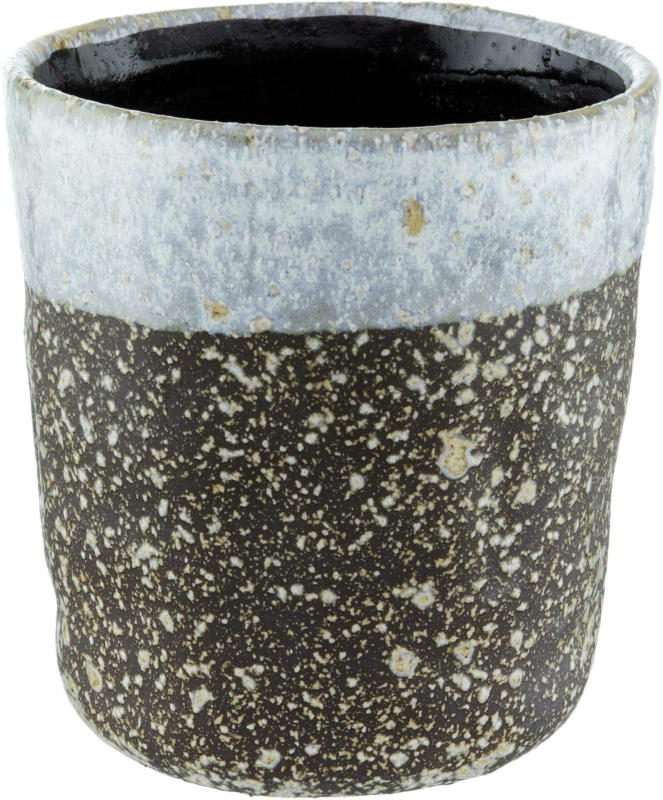 Übertopf Stoneware Stoneware in Grau Ø ca. 12cm