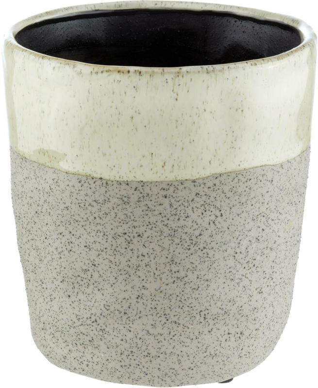 Übertopf Stoneware aus Steinzeug Ø ca. 12cm