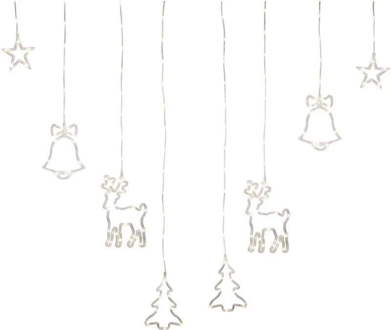 Lichterkette Häng in Transparent