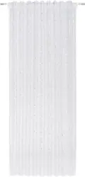 Fertigvorhang Starlight in Weiß/Silber ca. 140x245cm