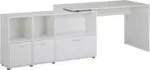 mömax Schreibtischkombination 'Wohnling', weiß
