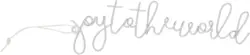 Dekohänger Joy to the World aus Metall