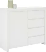 mömax Kommode in Weiß Hochglanz