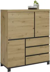 Highboard in Eichefarben