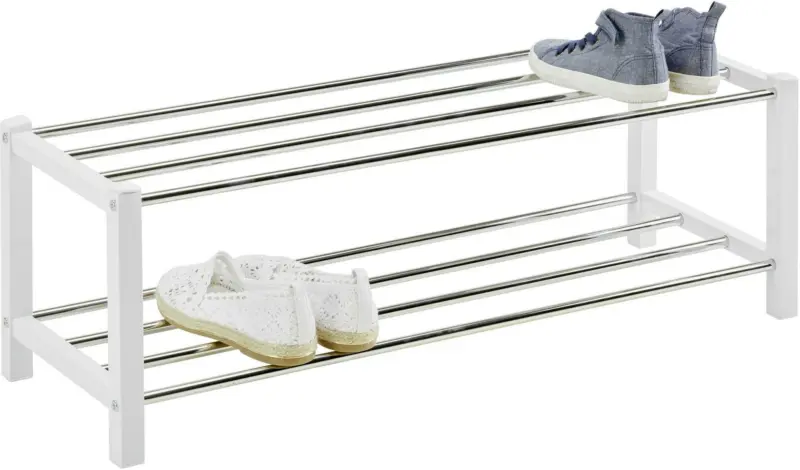 Schuhregal in Weiß