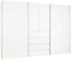 Kombischrank in Polarweiß