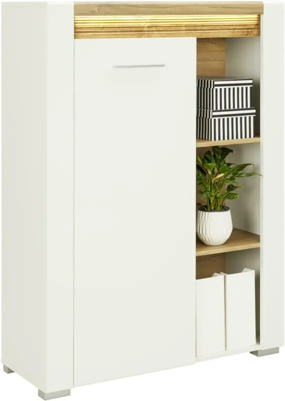 Highboard in Weiß Hochglanz