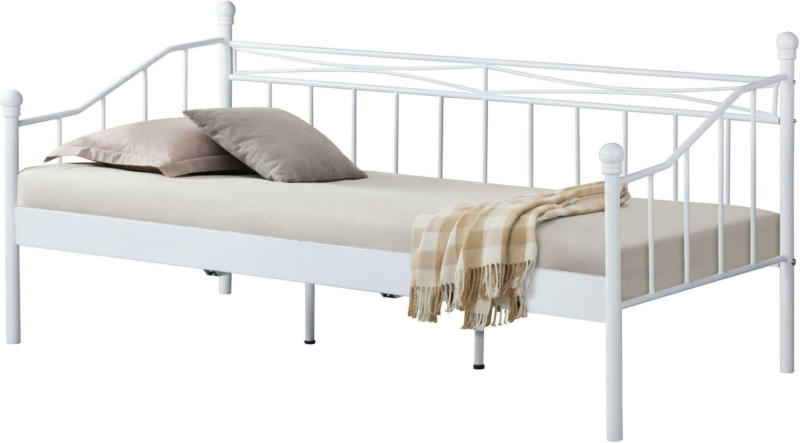 Bett in Weiß ca. 90x200cm