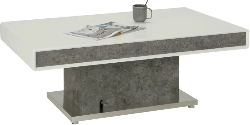 Couchtisch ca. 133-170x50-76x80cm