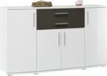 mömax Dornbirn - Ihr Trendmöbelhaus in Dornbirn Sideboard in Weiß/Grau Hochglanz