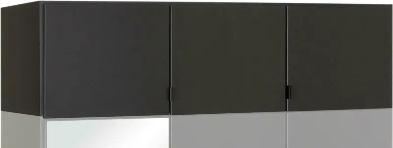 Aufsatzschrank in Graphitfarben ca. 136x39x54cm
