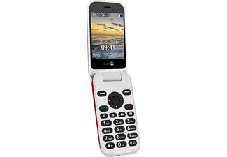 DORO 6620 - Téléphone mobile à clapet (2.8 ", 64 MB, Rouge/Blanc)