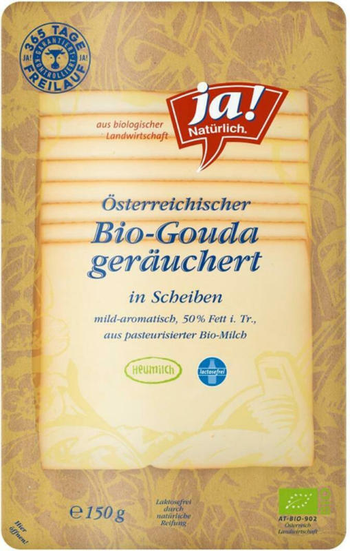 Ja! Natürlich Gouda Scheiben Geräuchert