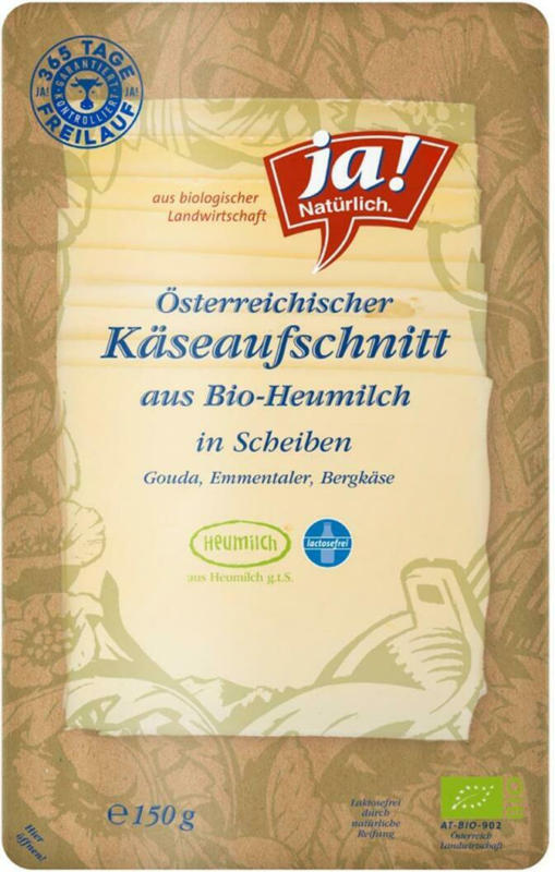 Ja! Natürlich Bio Heumilchaufschnitt