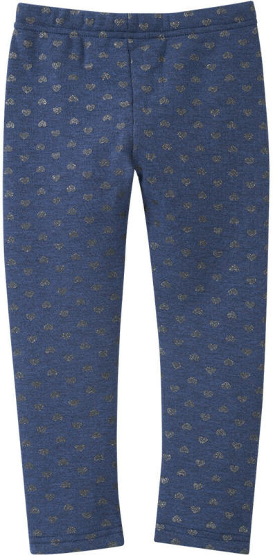 Mädchen Thermo-Leggings mit Herz-Allover