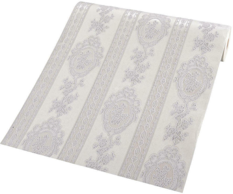 Vinyltapete Ornament Grau B/l: Ca. 53x1005 Cm