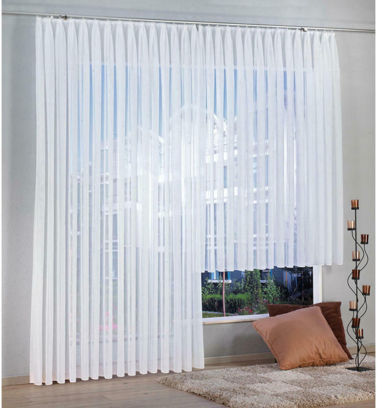 Fertigstore Yana Weiß B/l: Ca. 500x175 Cm