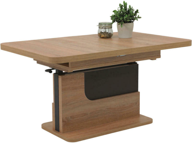 Couchtisch Herbert Eiche Sonoma Nachbildung Anthrazit B/h/t: Ca. 110x58x70 Cm
