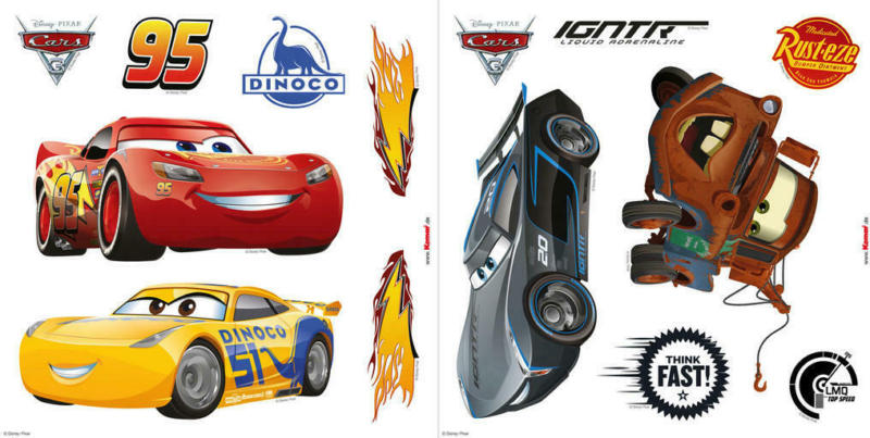 Disney Fenstersticker Cars bunt B/L: ca. 31x31 cm