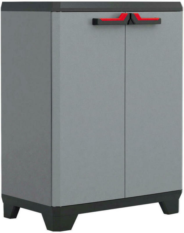 Keter Kunststoffschrank Stilo Niedrig Grau B/h/l: Ca. 68x90x39 Cm