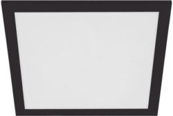 EDI-Light Deckenleuchte 75575 schwarz weiß Alu Kunststoff B/H/L: ca. 30x5x30 cm