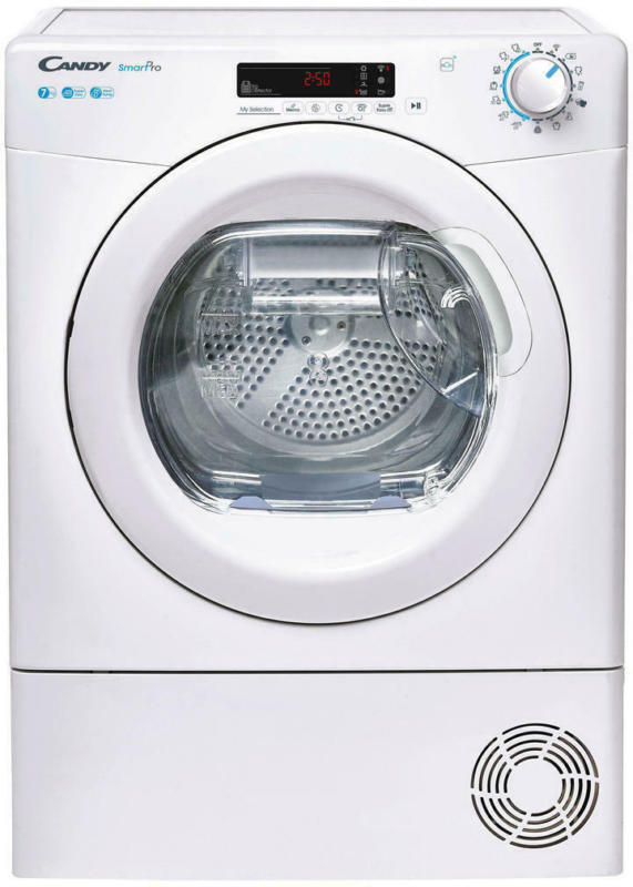 Candy Wärmepumpentrockner Csoe H7a2de-s Weiß B/h/t: Ca. 60x85x59 Cm Ca. 7 Kg