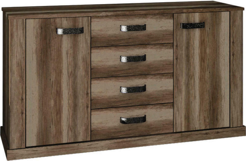 Sideboard Aalborg Oak Monument Nachbildung Spanplatte B/h/t: Ca. 159x86x40 Cm