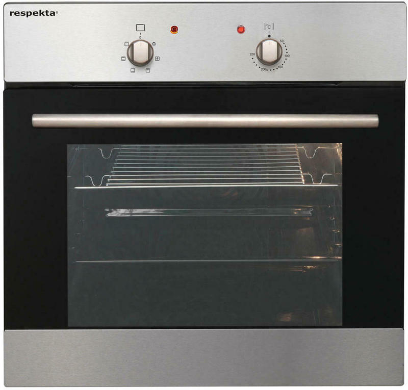 Respekta Einbaubackofen Mega 5 An Edelstahl Glas B/h/t: Ca. 59,5x59,5x57,5 Cm