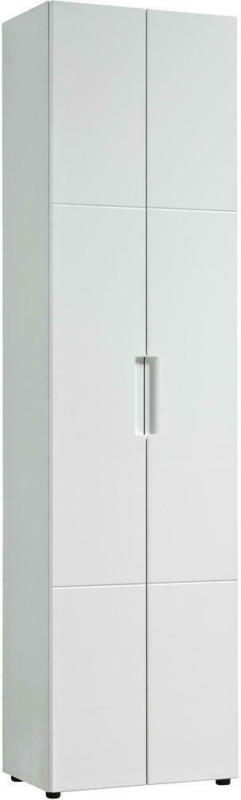 Mehrzweckschrank Mailand 10 Weiß Weiß Hochglanz B/h/t: Ca. 53x202x35 Cm
