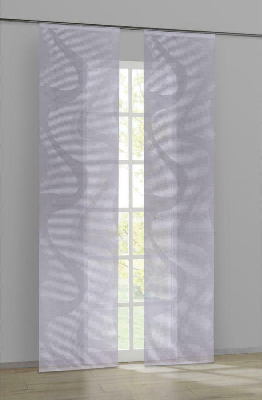 Schiebevorhang Gigi Weiß B/l: Ca. 60x245 Cm