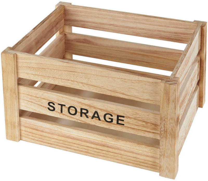 Pocoline Holzkiste Natur Holz B/h/l: Ca. 28x19x35 Cm