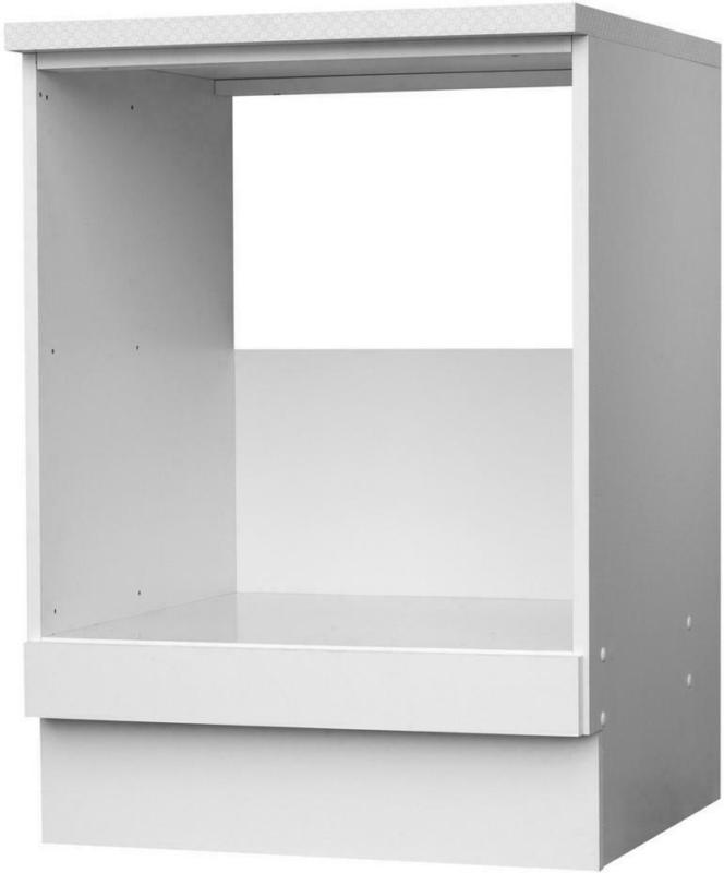 Herdumbauschrank Top Weiß Matt B/h/t: Ca. 60x85x60 Cm