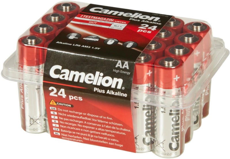 Camelion AA-Batteriebox im 24er-Pack