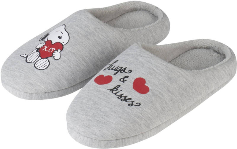 Peanuts Damen-Hausschuihe mit Snoopy-Motiv