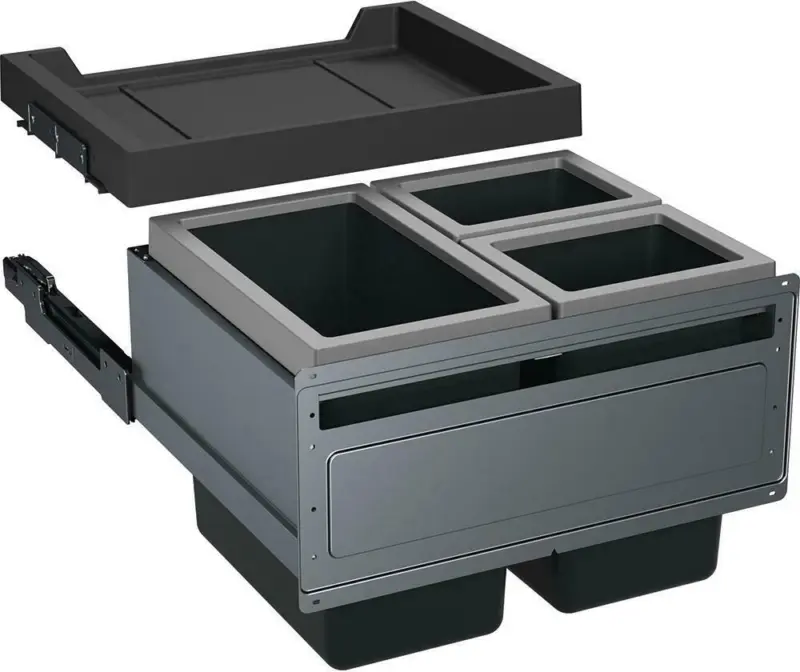 Einbauabfallsammler 10400 in Dunkelgrau