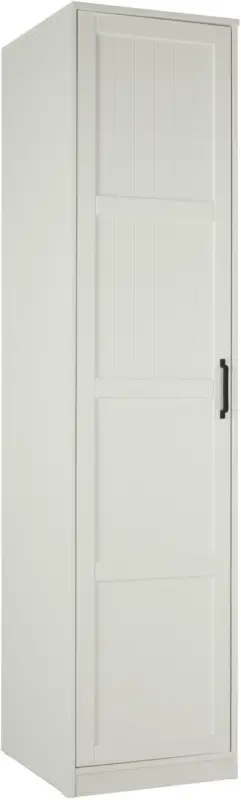 Drehtürenschrank in Weiß