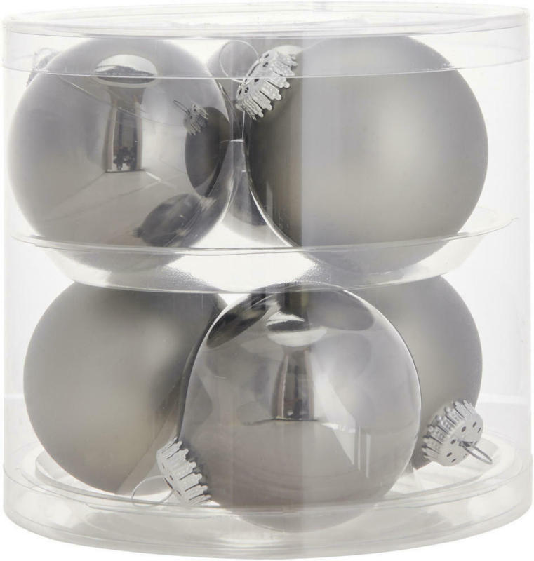 Christbaumkugel-Set 8 cm 6-teilig
