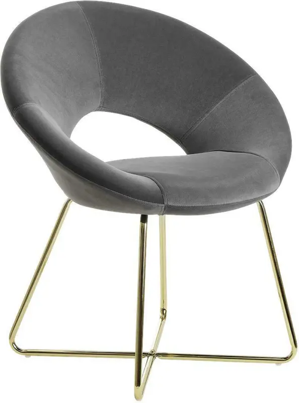 Armlehnstuhl 'WL6.188', dunkelgrau