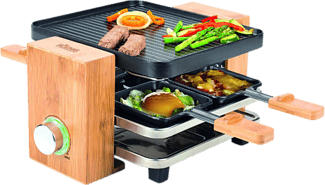 KOENIG B02167 - Raclette grill (Bambù/Nero)