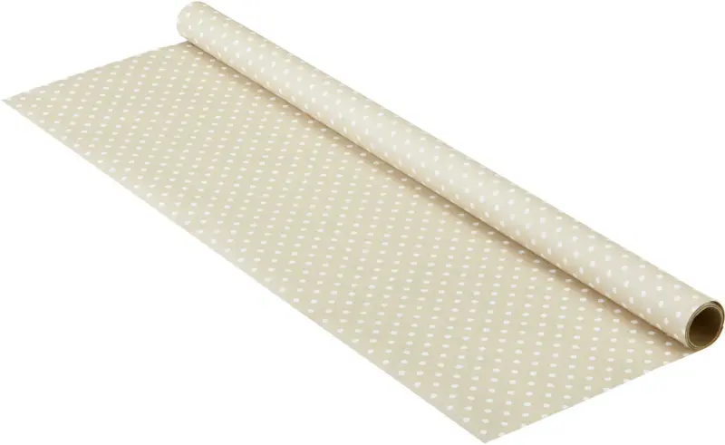 Geschenkpapier Marie in Braun/Weiß