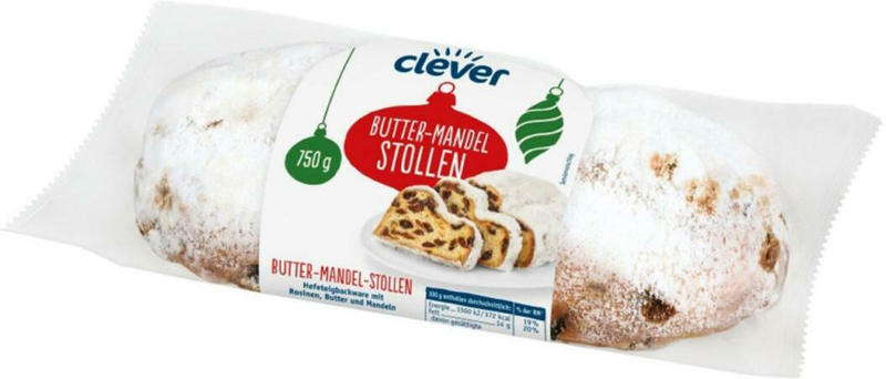 Clever Butter-Mandel-Stollen