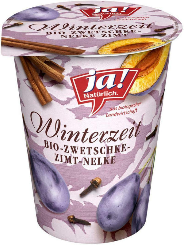 Ja! Natürlich Winterzeit Bio-Zwetschke-Zimt-Nelke