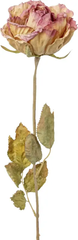 Kunstpflanze Rose in Rosa