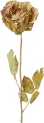 Kunstblume Rose in Cognac