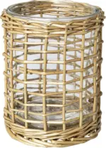 mömax Windlicht Weiden in Naturfarben Ø ca. 14,5cm